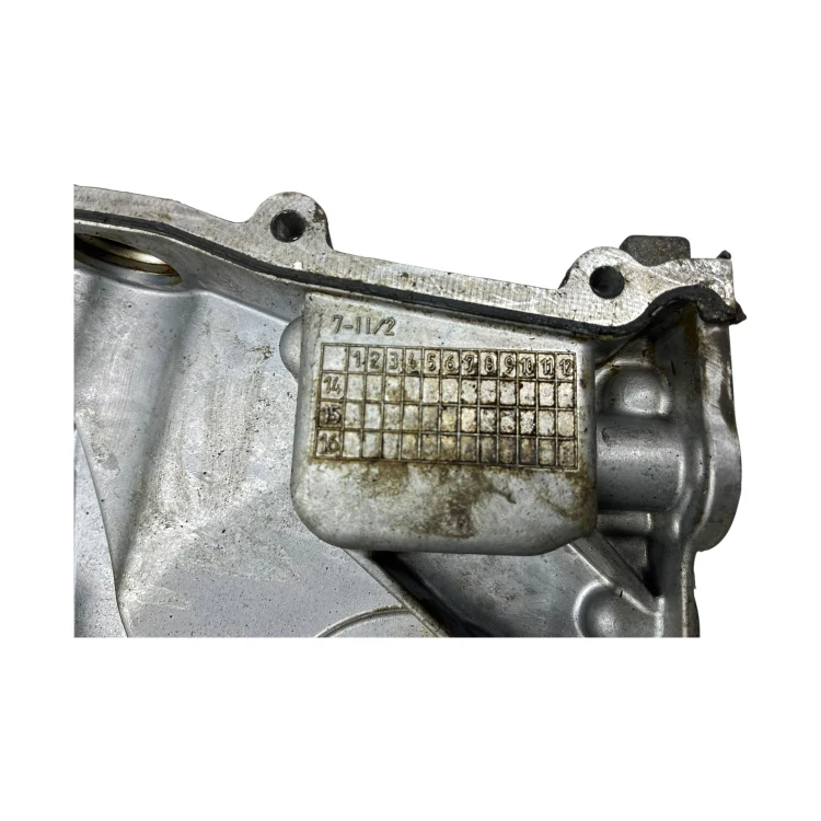 Tabliczka odlewu z datą produkcji na pokrywie rozrządu A2740150400 Mercedes M274