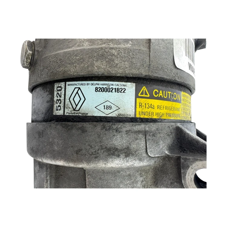 Tabliczka sprężarki 8200021822 Delphi Harrison-Calsonic z oznaczeniem 5320 i czynnikiem R-134a