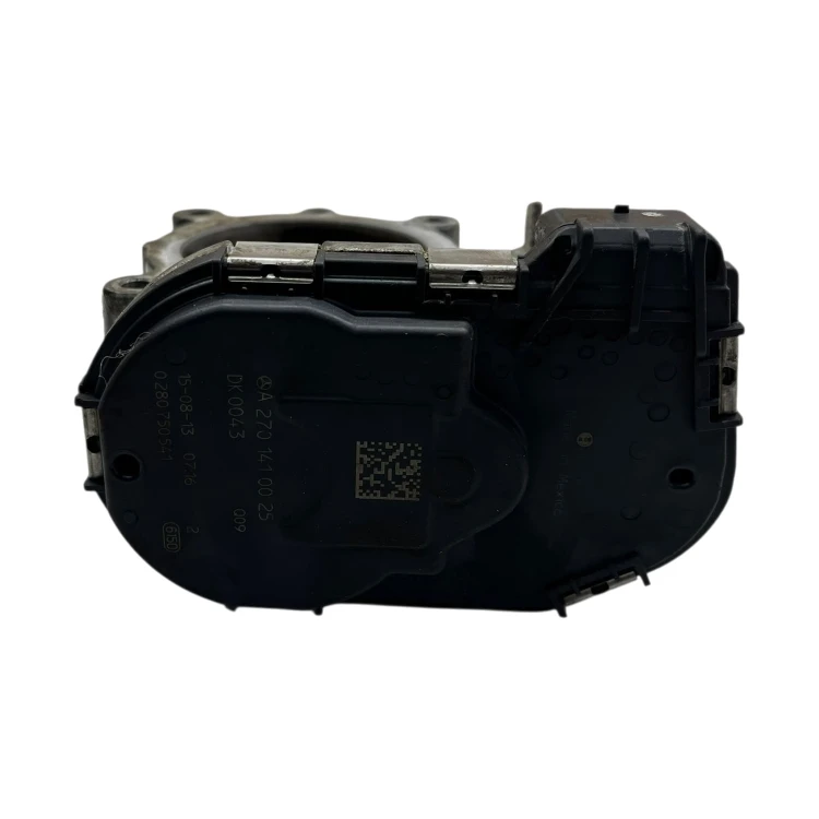 Oznaczenia A 270 141 00 25 i Bosch 0280750541 na obudowie przepustnicy Mercedes